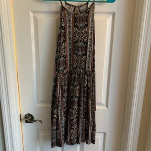 Francesca’s patterned dress